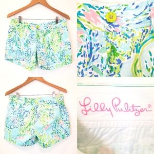 Lily Pulitzer The Callahan Short Skye Blue - Blue Heaven Multi Print Coastal Sea